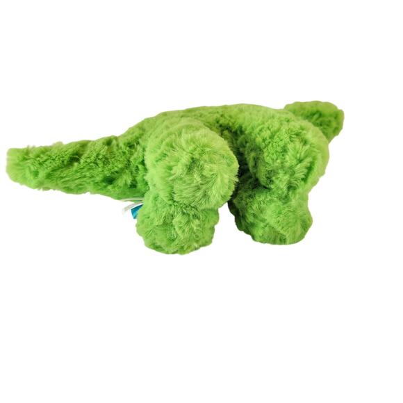 Manhattan Toy Green Brontosaurus Dinosaur Plush Stuffed Animal 10" Soft Toy - Picture 12 of 16